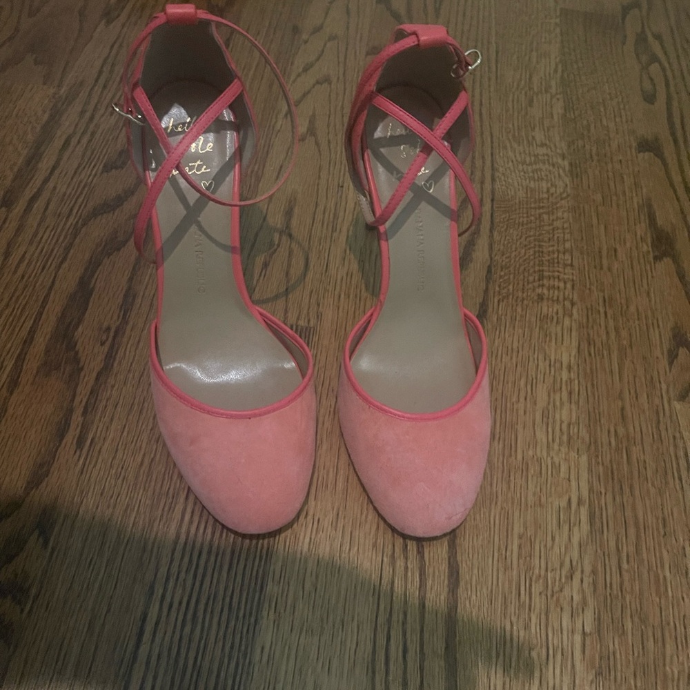 Banana Republic Coral Strappy Heels